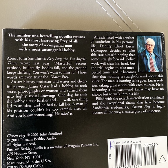 John sandford Chosen Prey 5 cd set audio book - Picture 2 of 2